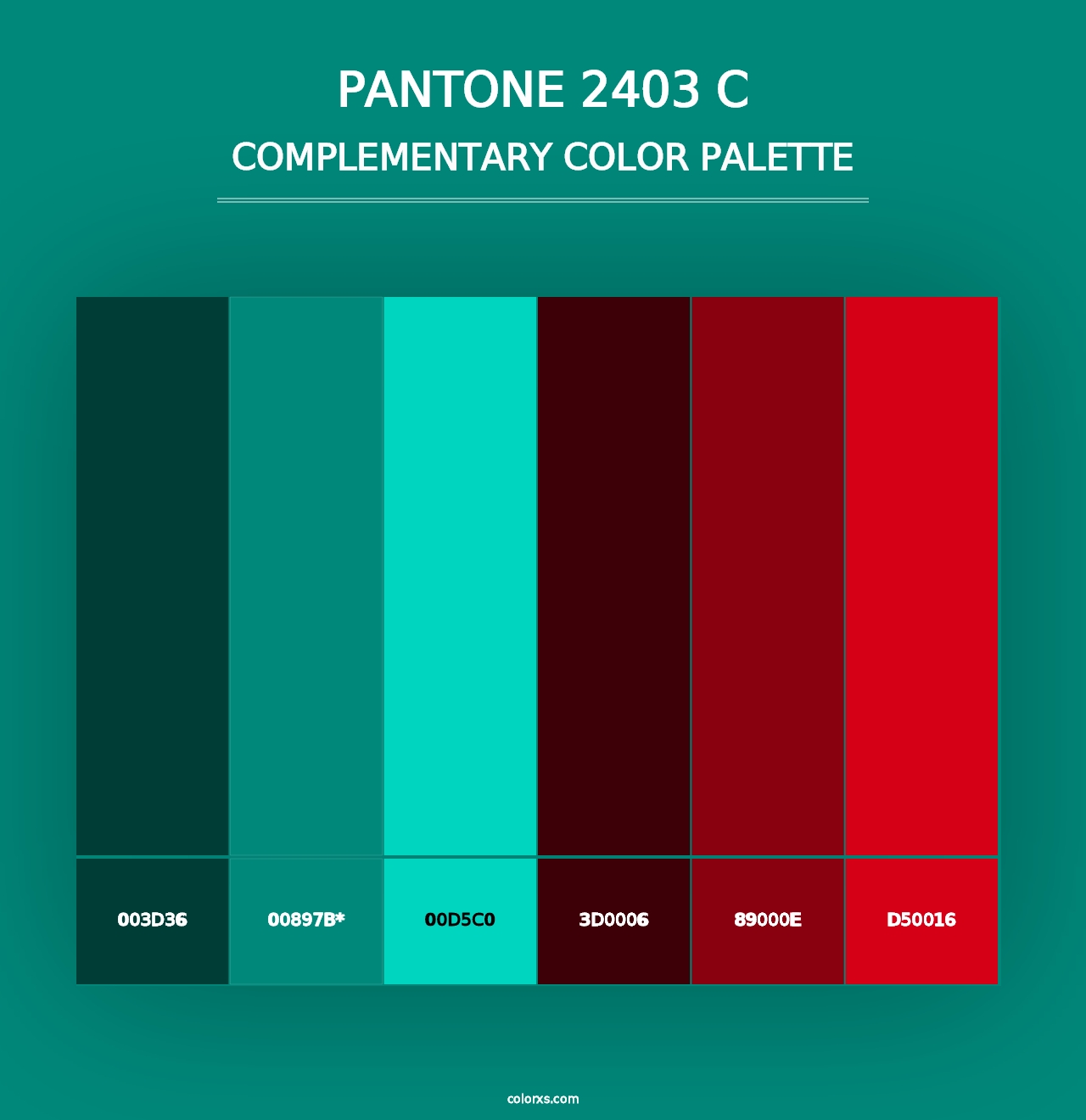 PANTONE 2403 C - Complementary Color Palette