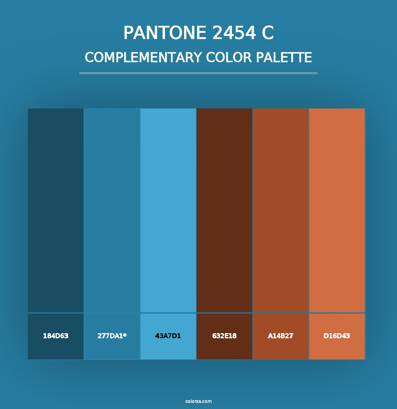 PANTONE 2454 C - Complementary Color Palette