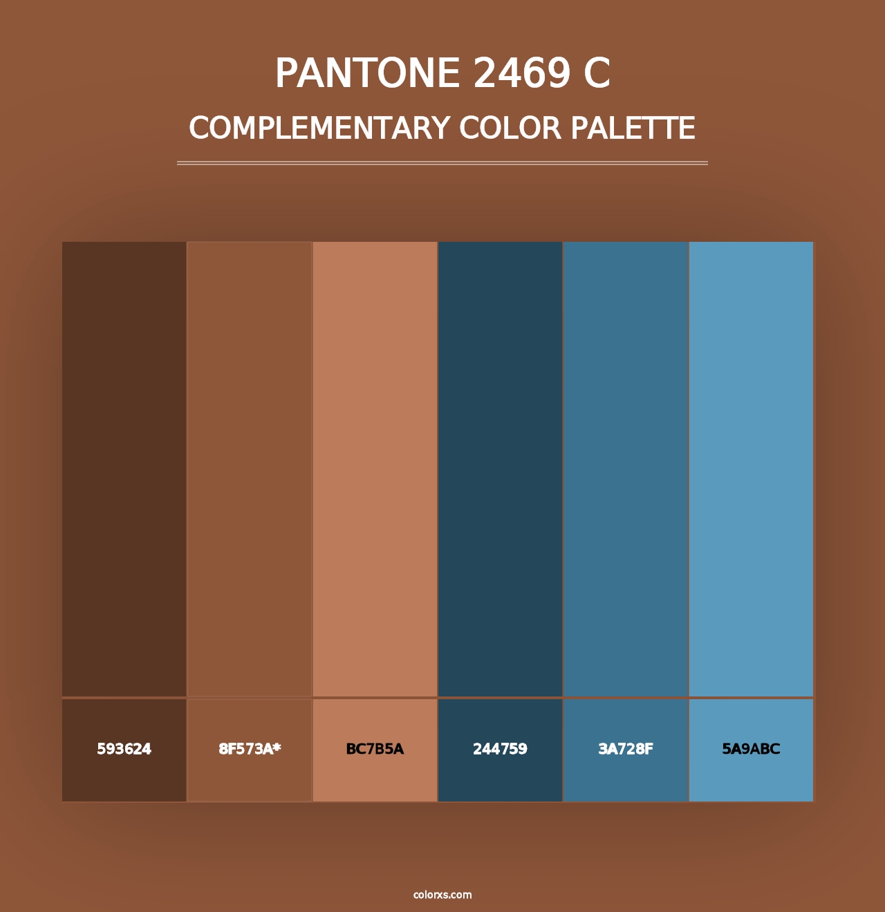 PANTONE 2469 C - Complementary Color Palette