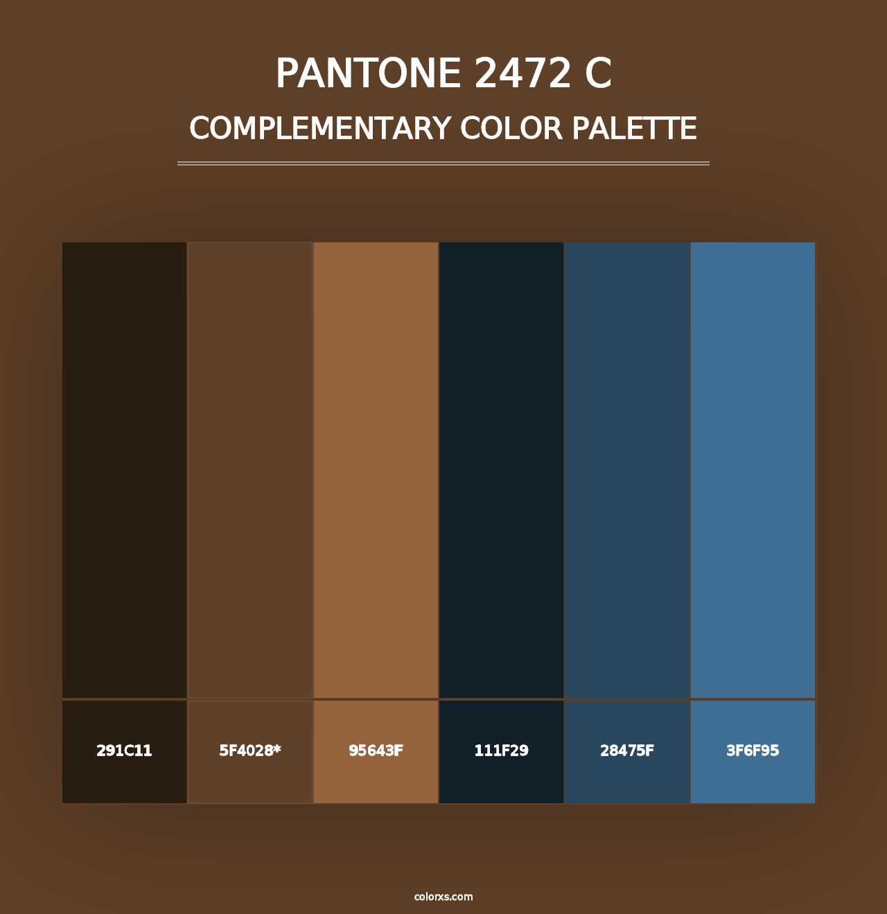 PANTONE 2472 C - Complementary Color Palette