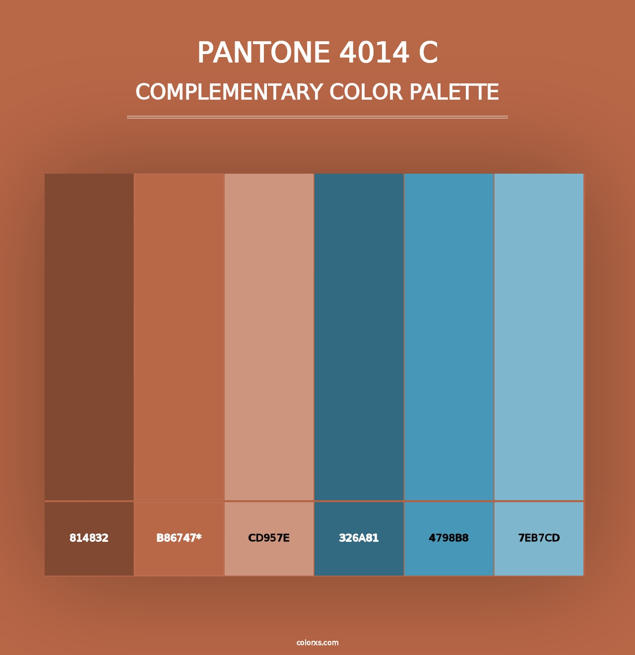 PANTONE 4014 C - Complementary Color Palette