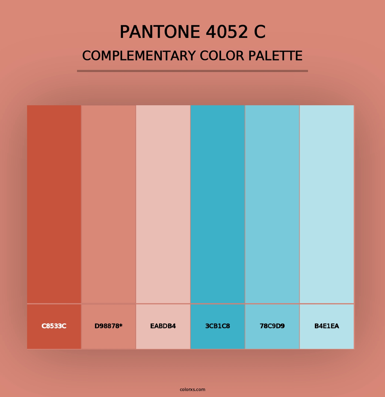 PANTONE 4052 C - Complementary Color Palette