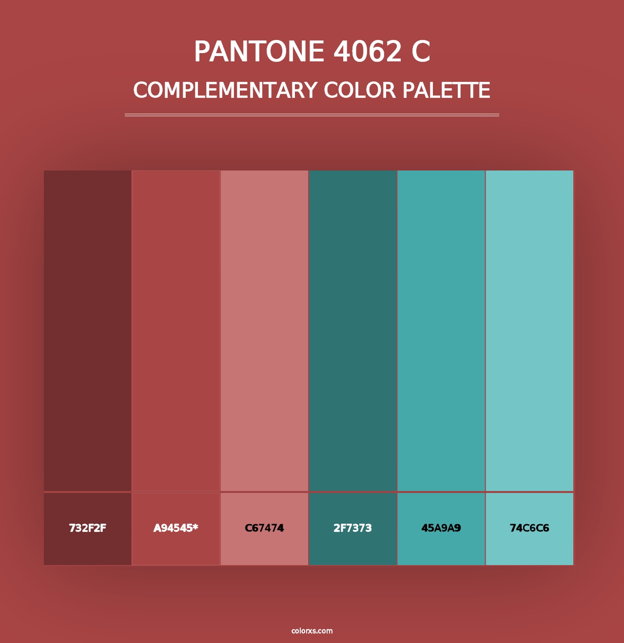 PANTONE 4062 C - Complementary Color Palette