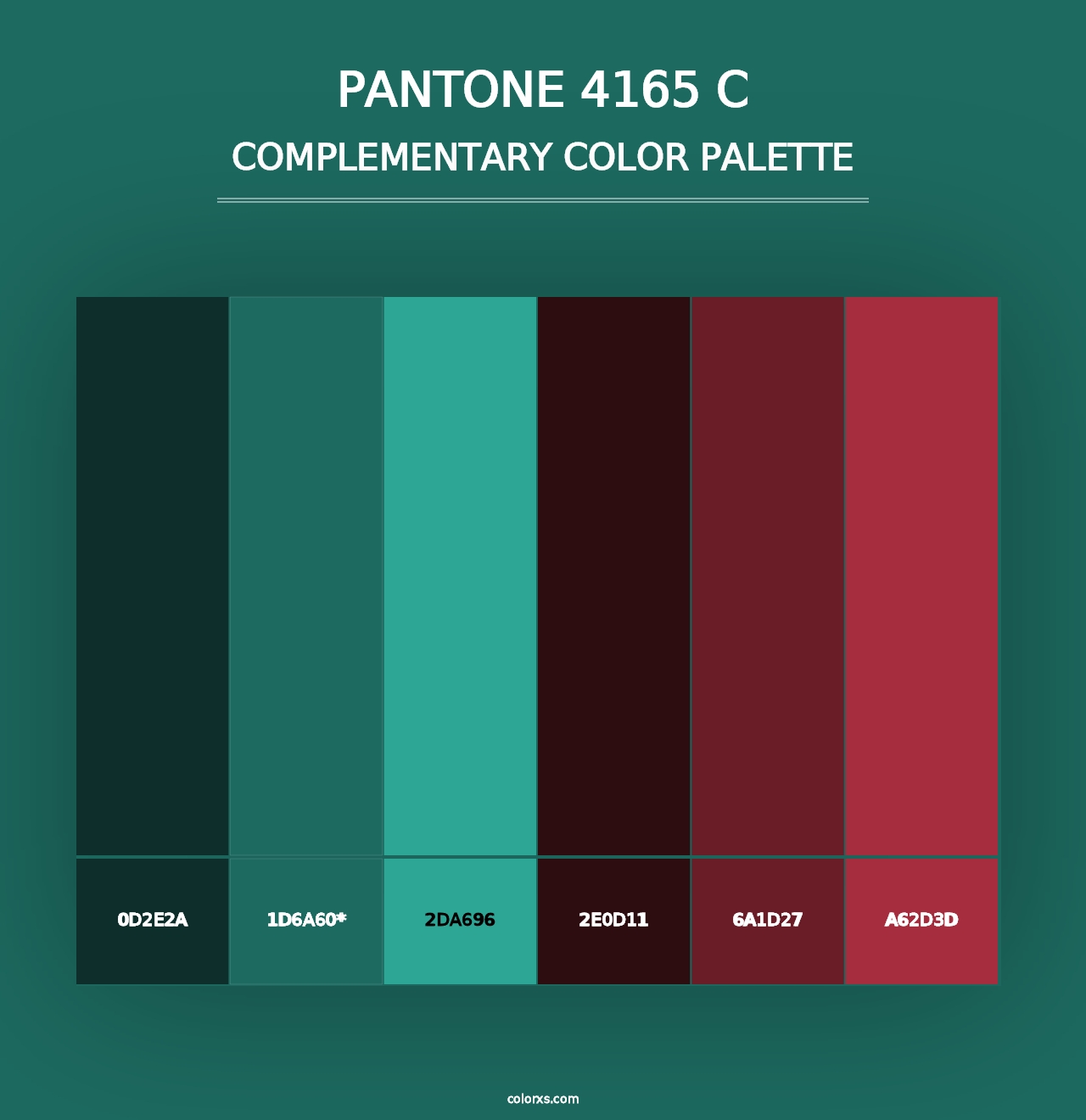 PANTONE 4165 C - Complementary Color Palette