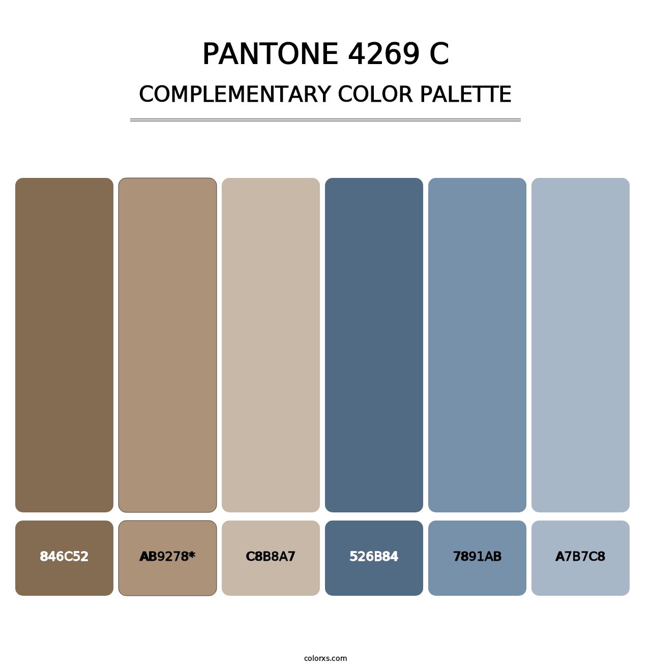 PANTONE 4269 C - Complementary Color Palette