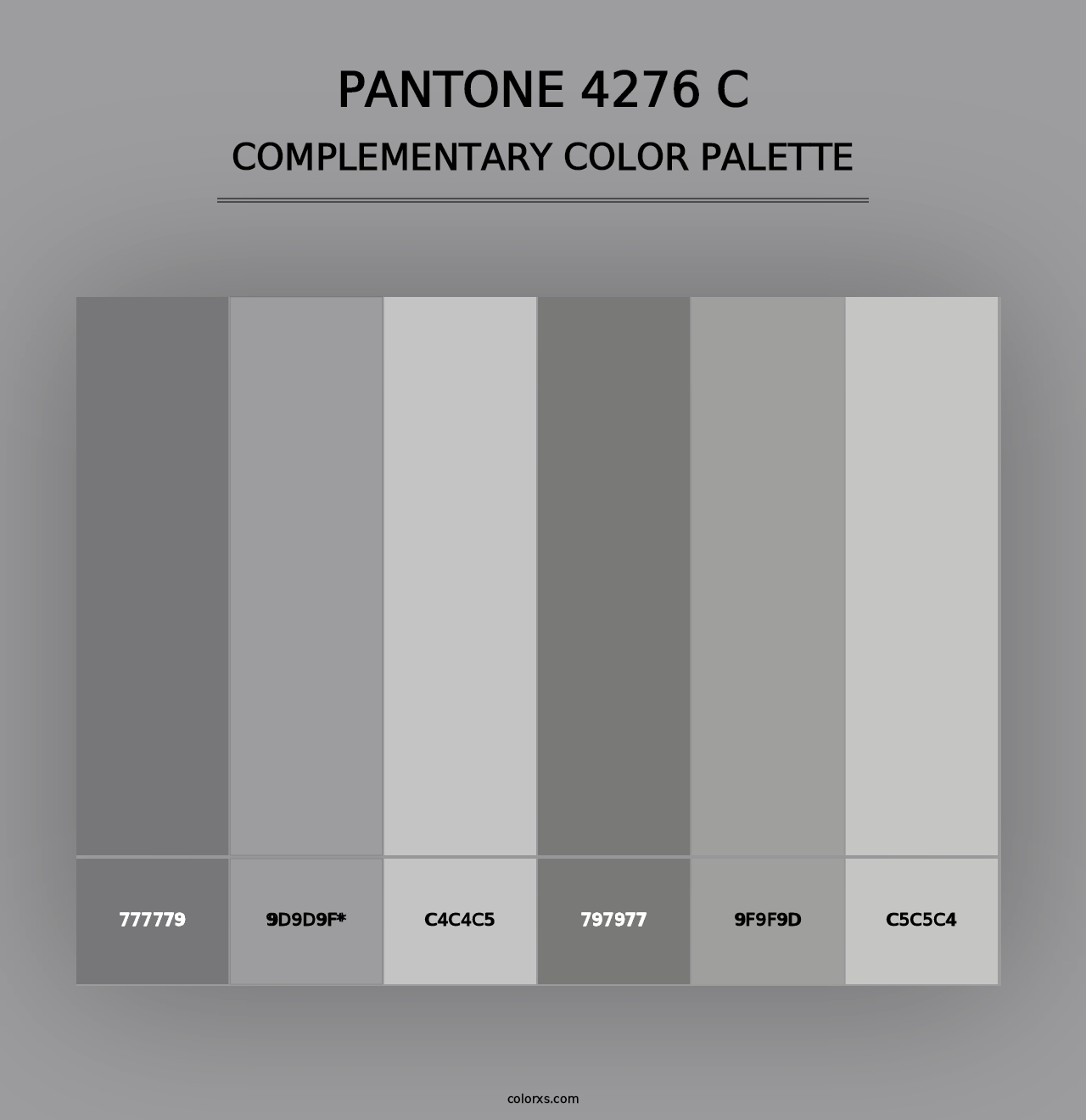 PANTONE 4276 C - Complementary Color Palette