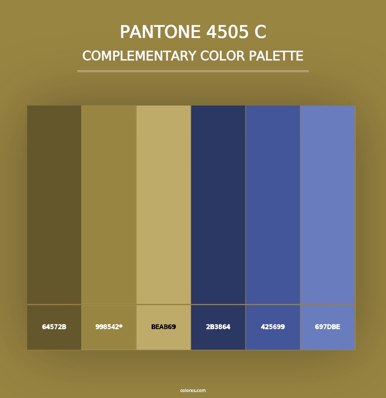 PANTONE 4505 C - Complementary Color Palette