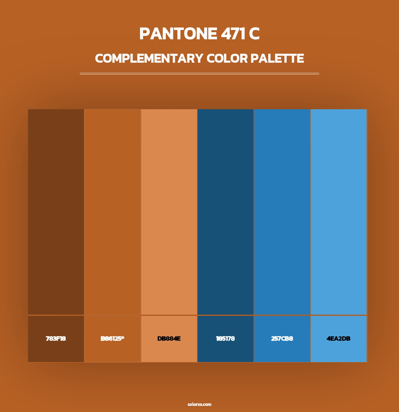 PANTONE 471 C - Complementary Color Palette