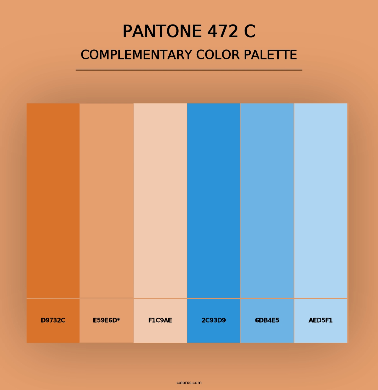 PANTONE 472 C - Complementary Color Palette