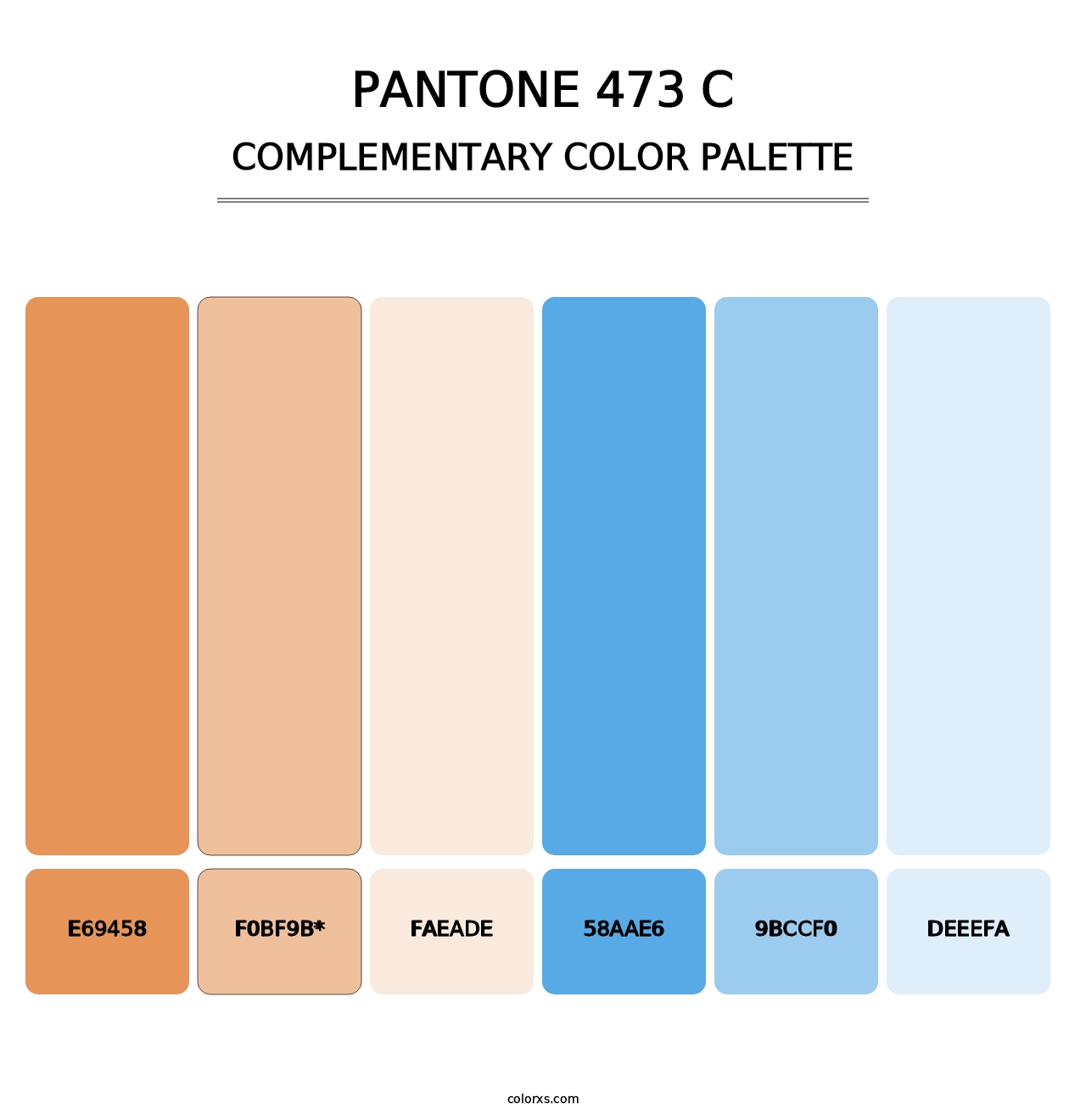 PANTONE 473 C - Complementary Color Palette