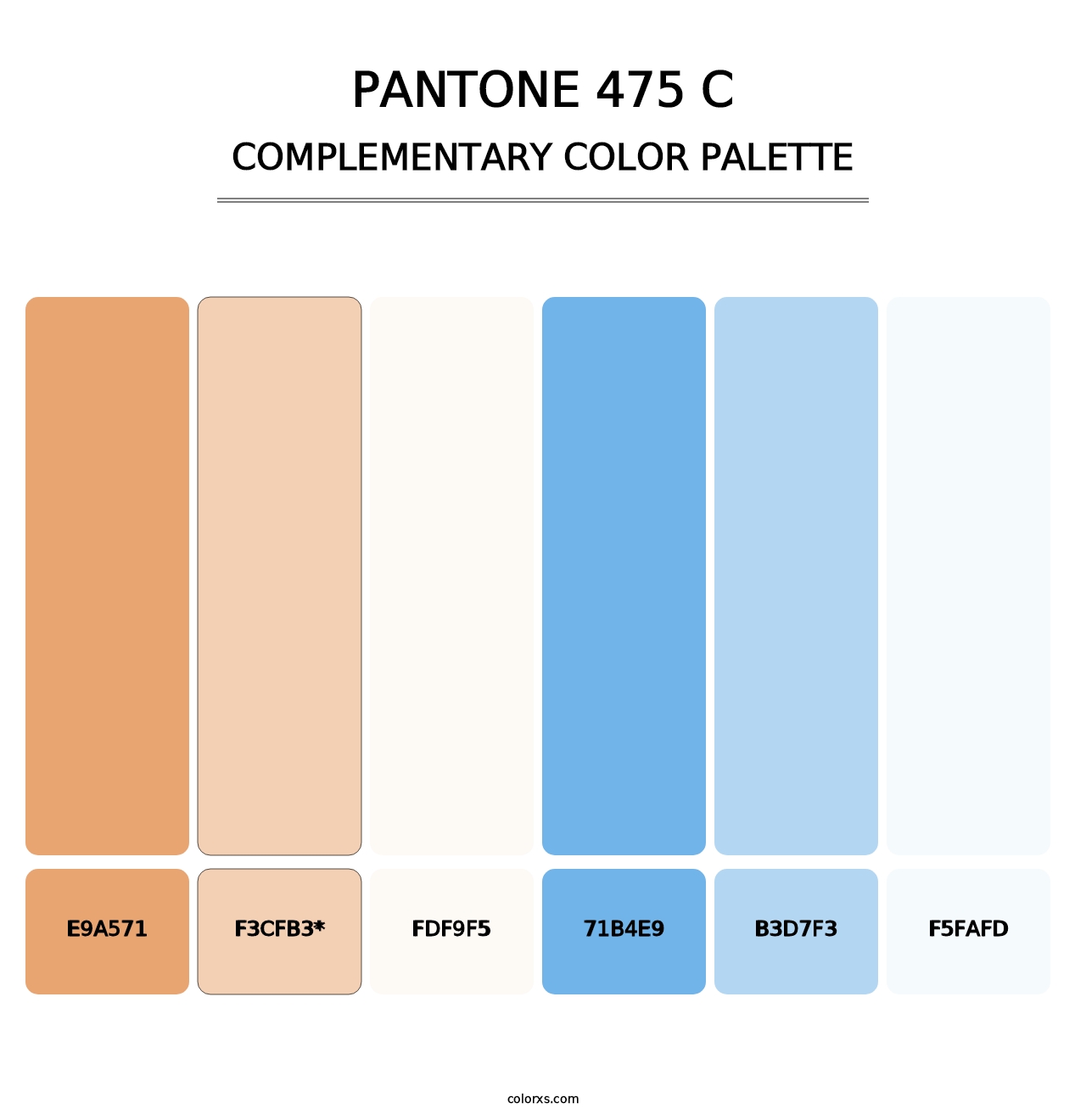 PANTONE 475 C - Complementary Color Palette