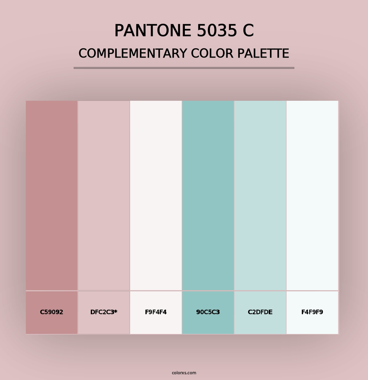 PANTONE 5035 C - Complementary Color Palette