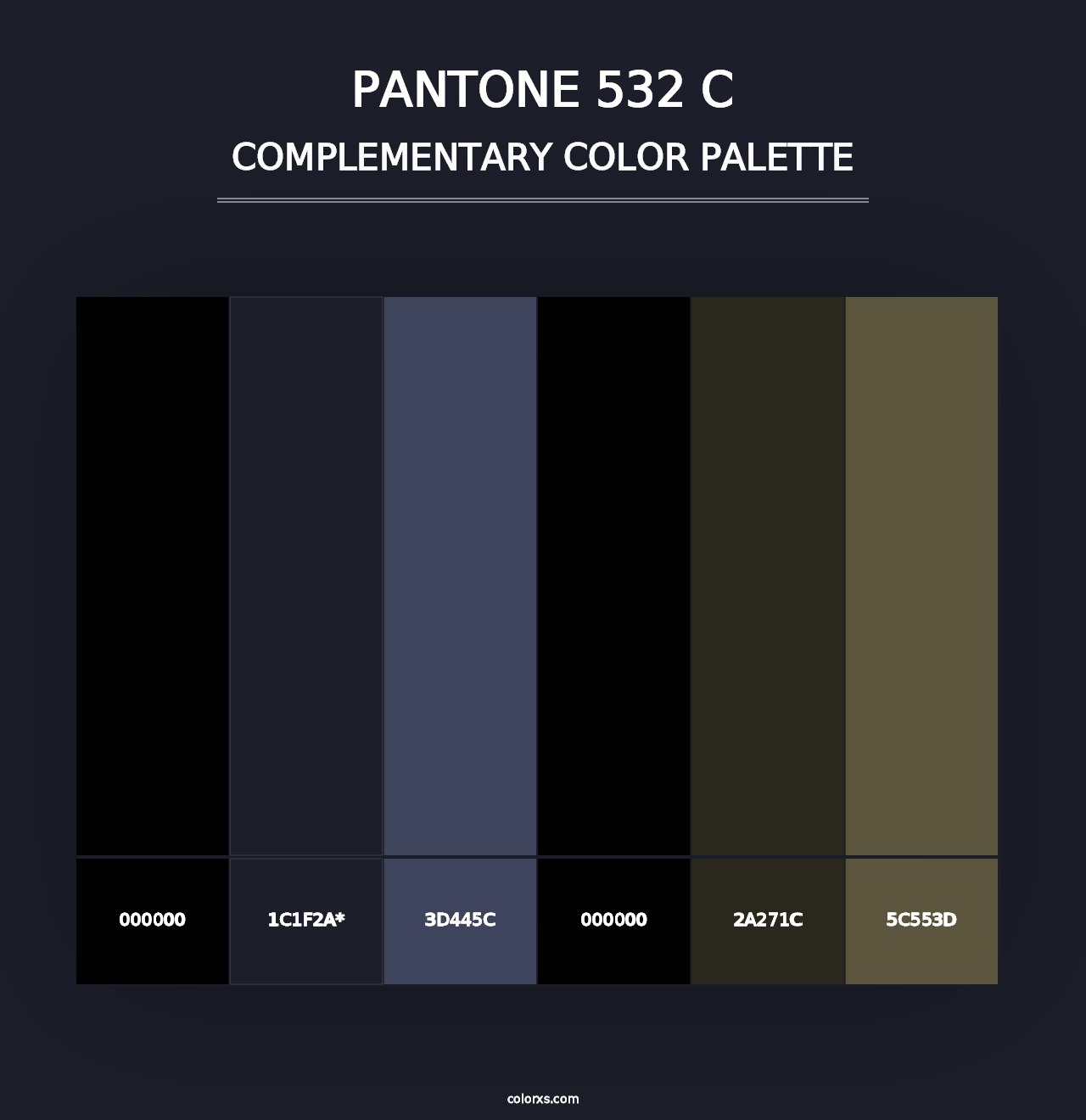 PANTONE 532 C - Complementary Color Palette