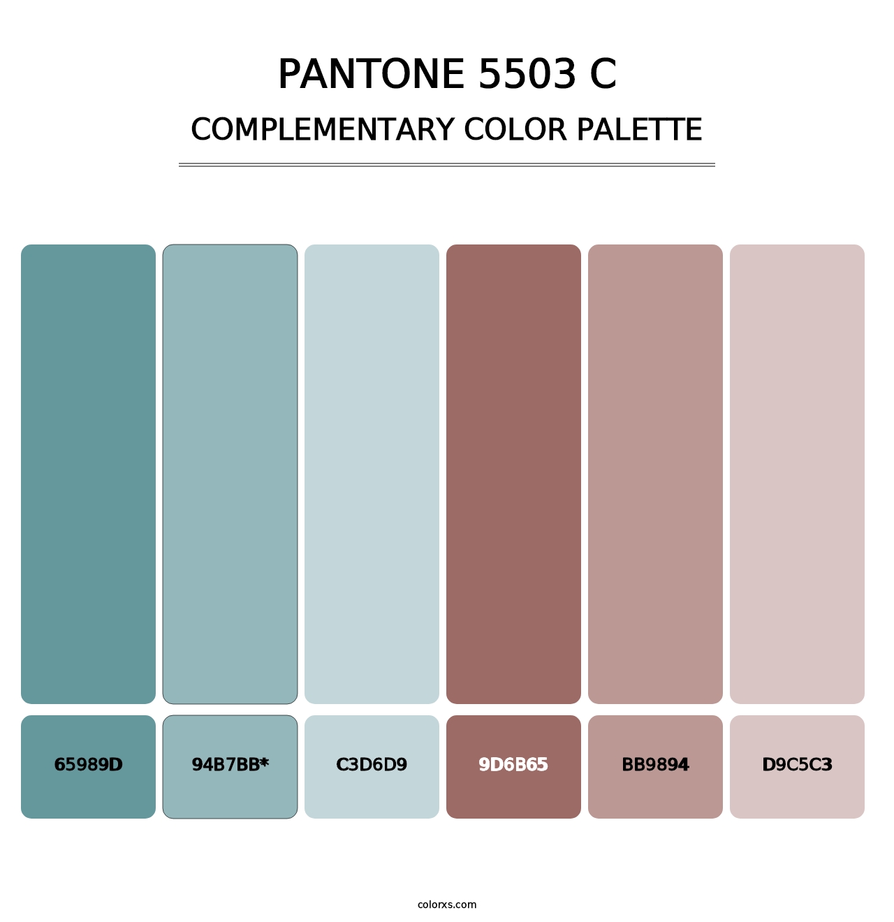 PANTONE 5503 C - Complementary Color Palette