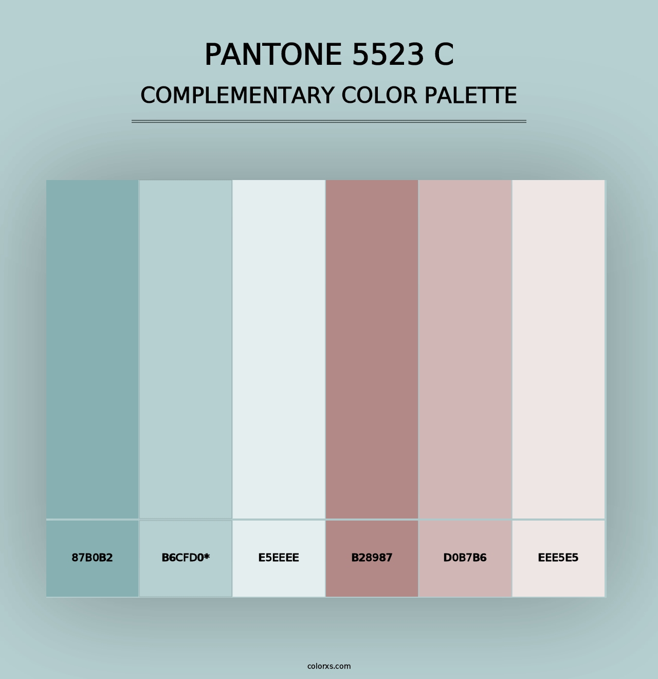 PANTONE 5523 C - Complementary Color Palette