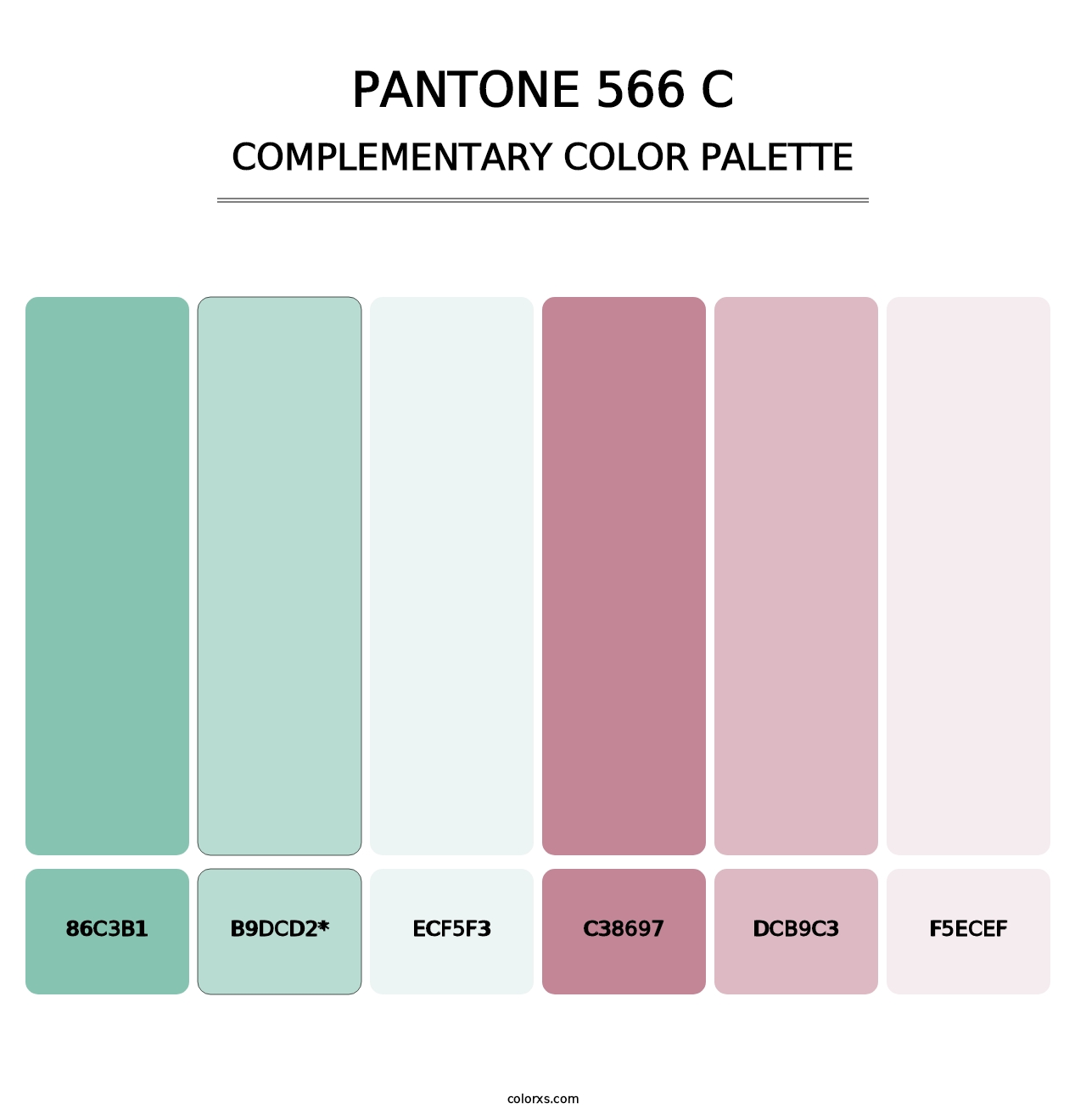 PANTONE 566 C - Complementary Color Palette