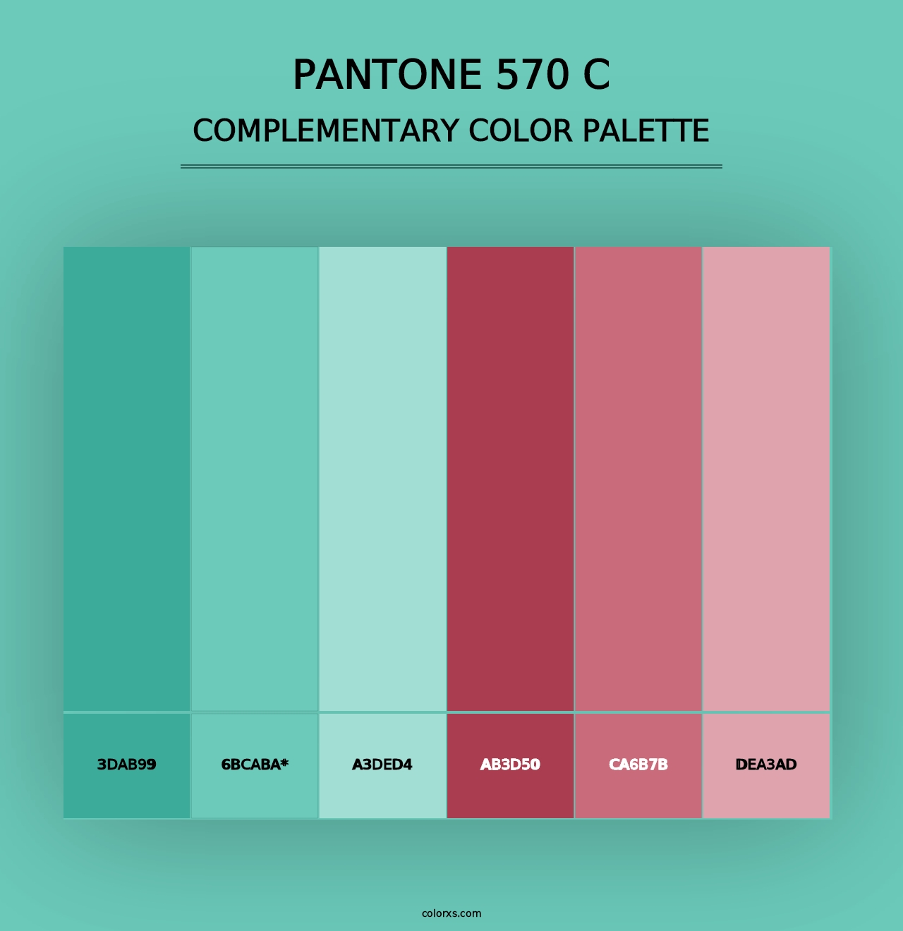 PANTONE 570 C - Complementary Color Palette