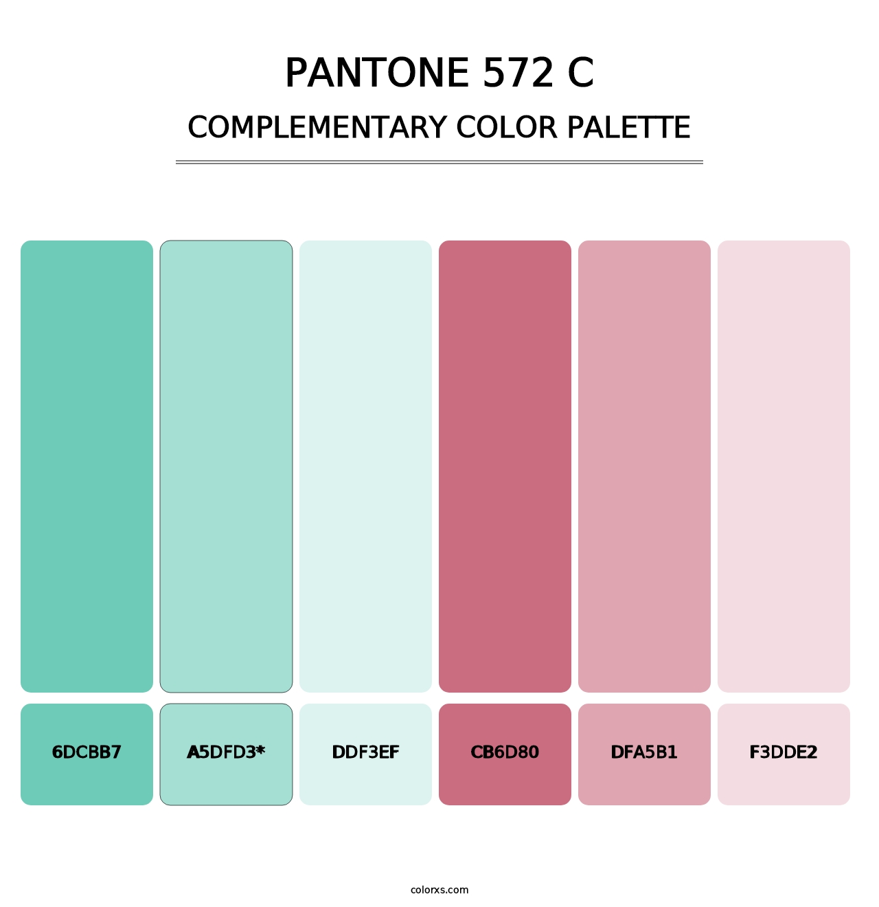 PANTONE 572 C - Complementary Color Palette