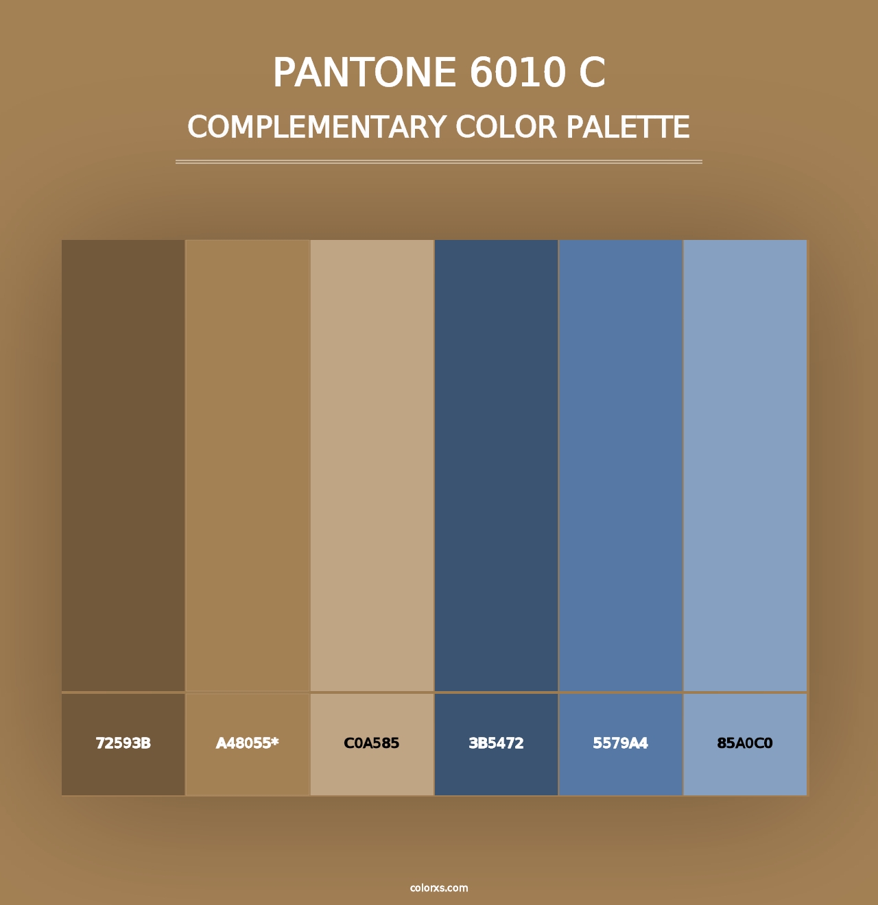 PANTONE 6010 C - Complementary Color Palette