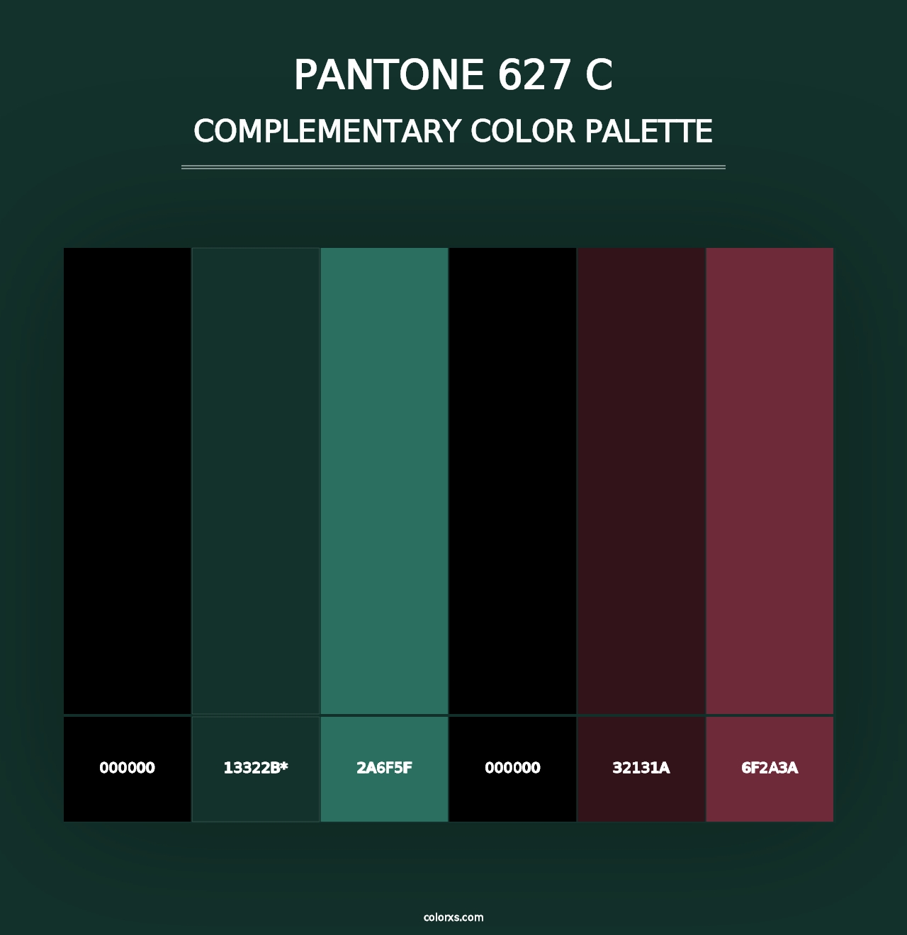 PANTONE 627 C - Complementary Color Palette