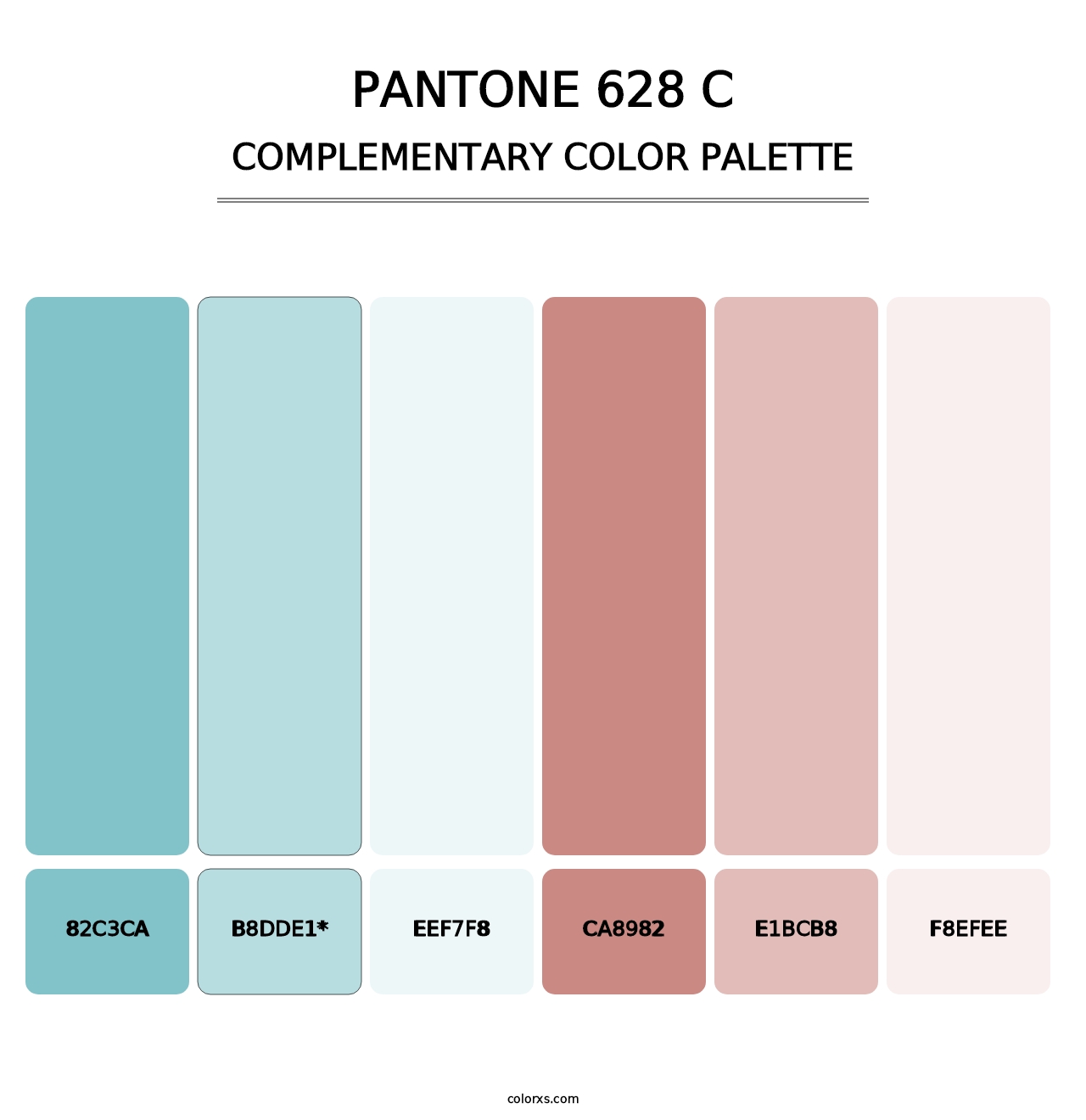 PANTONE 628 C - Complementary Color Palette