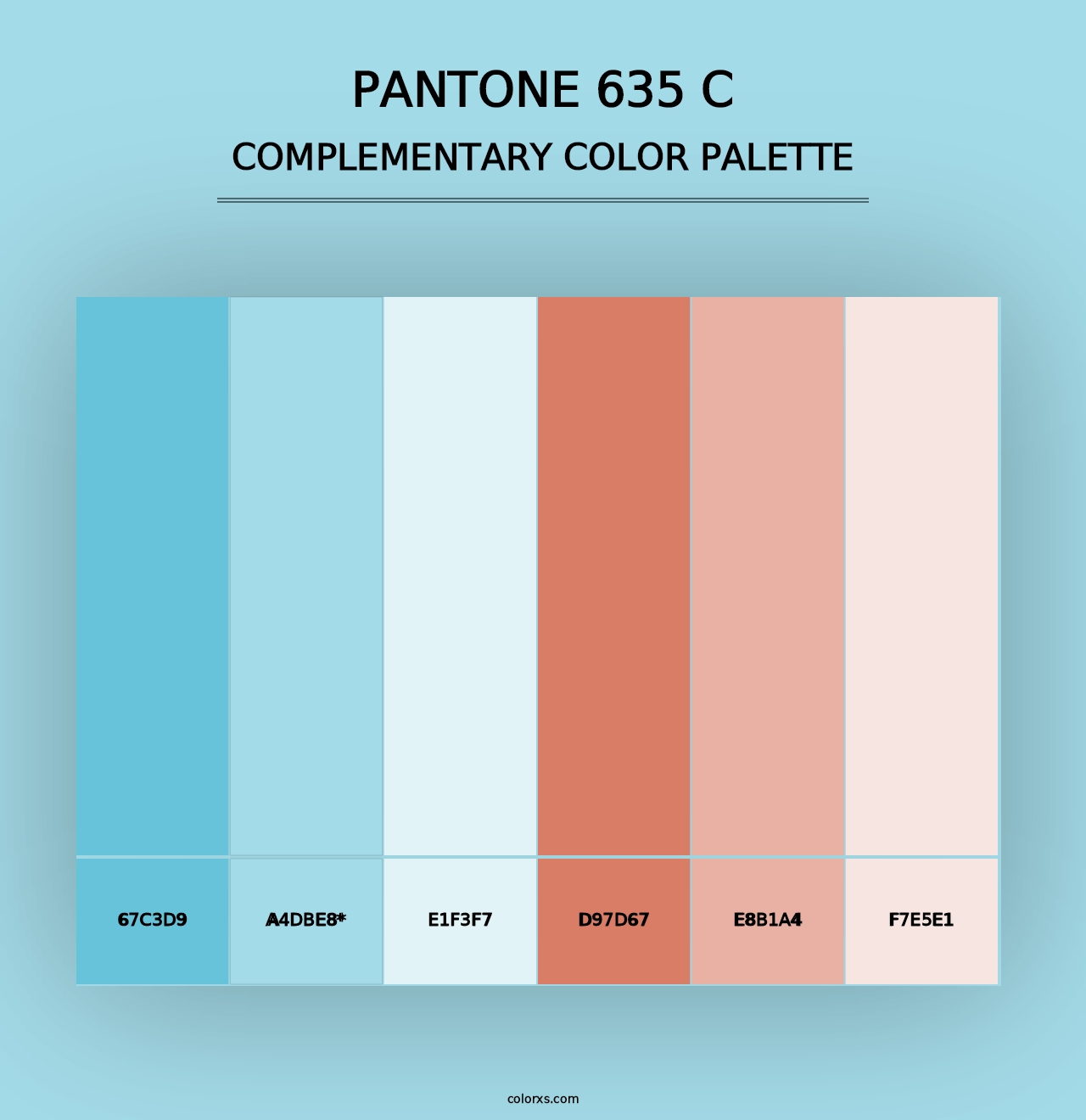 PANTONE 635 C - Complementary Color Palette