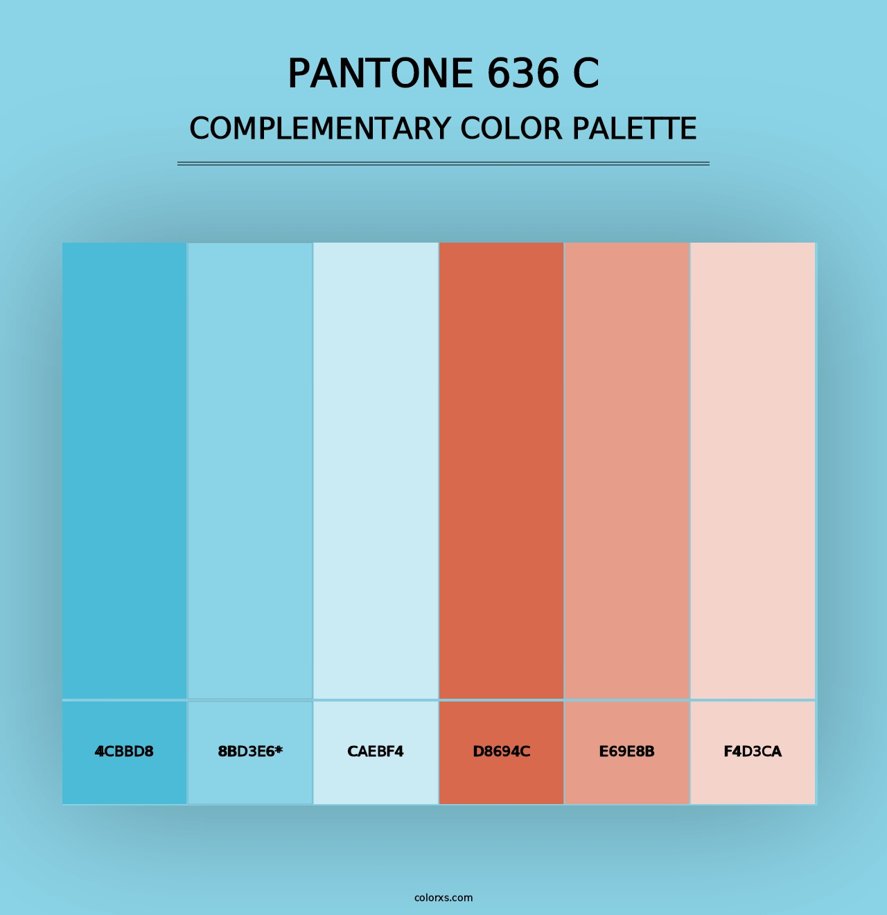 PANTONE 636 C - Complementary Color Palette