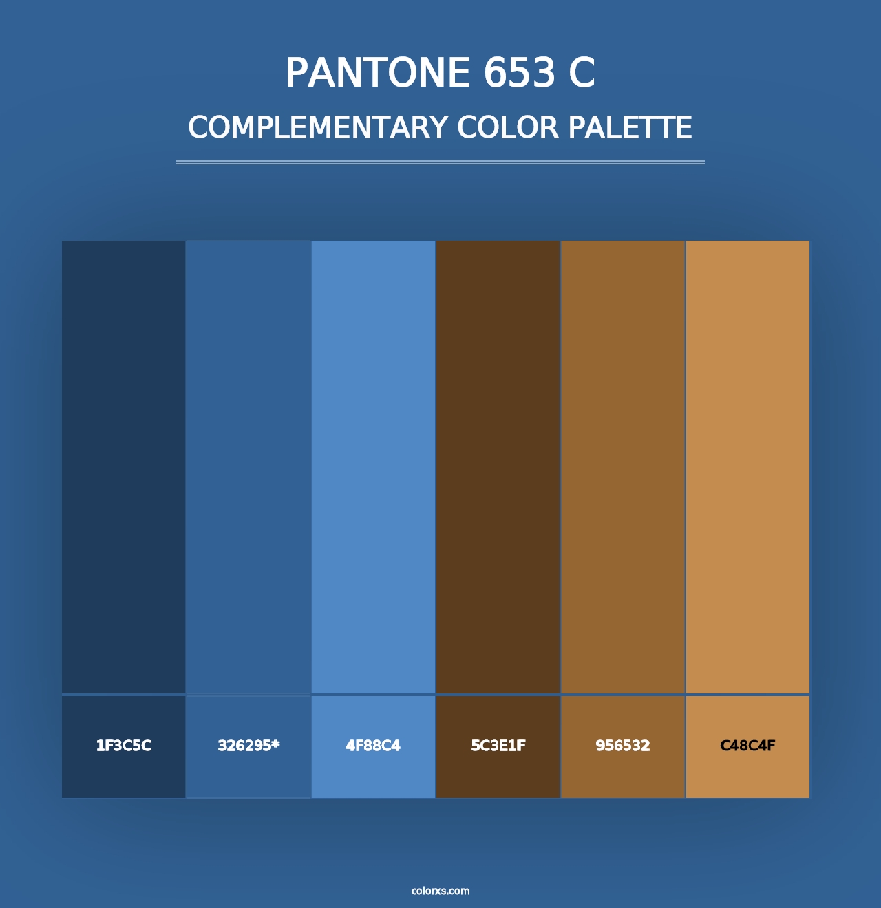 PANTONE 653 C - Complementary Color Palette