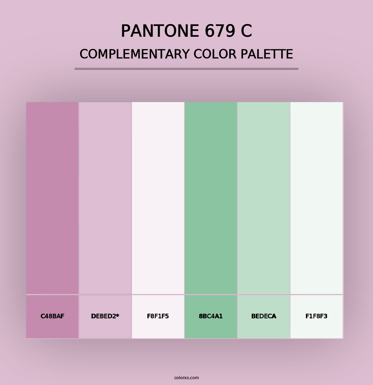 PANTONE 679 C - Complementary Color Palette