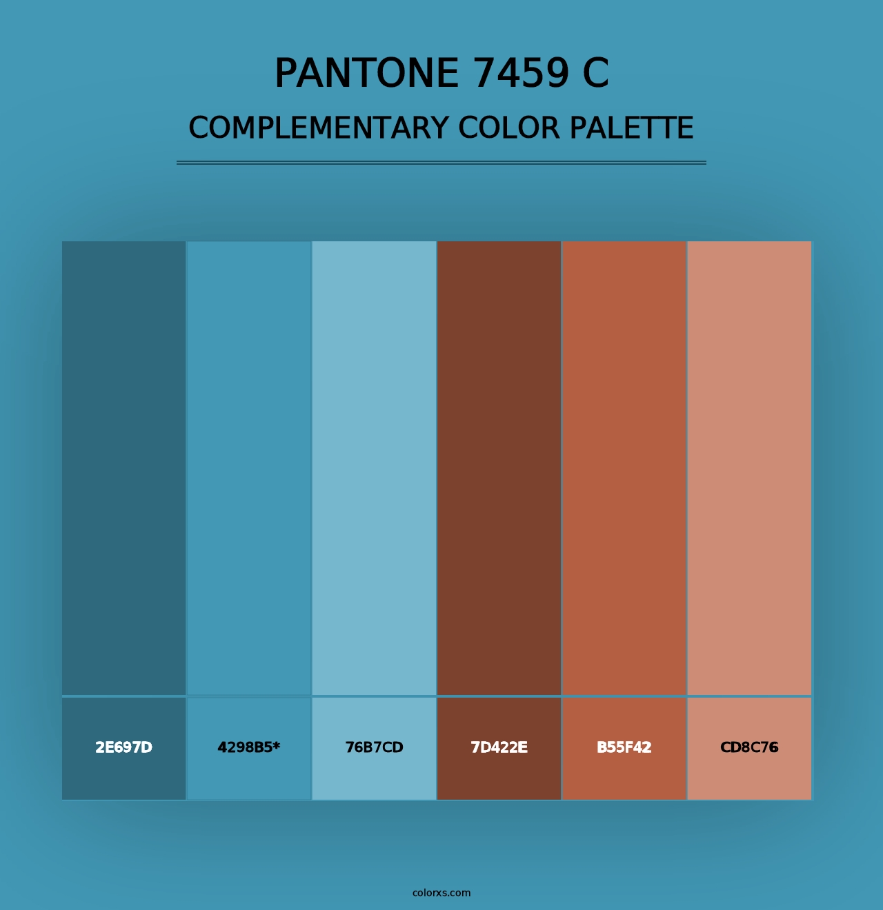 PANTONE 7459 C - Complementary Color Palette