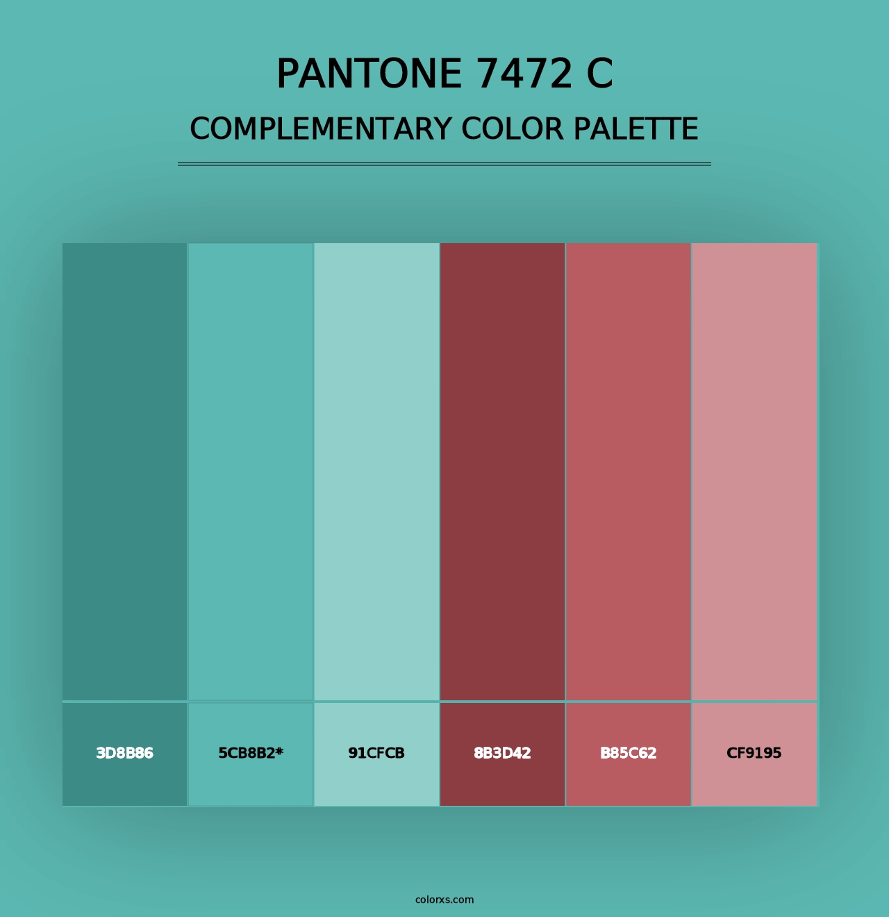 PANTONE 7472 C - Complementary Color Palette