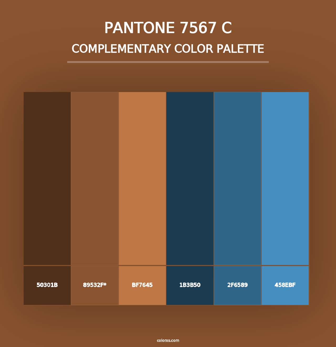 PANTONE 7567 C - Complementary Color Palette