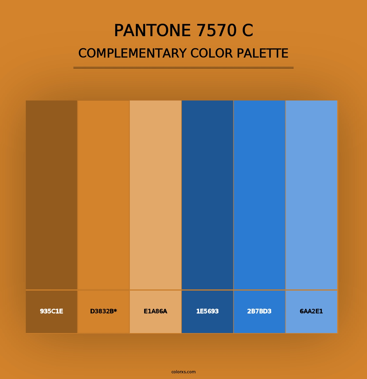 PANTONE 7570 C - Complementary Color Palette