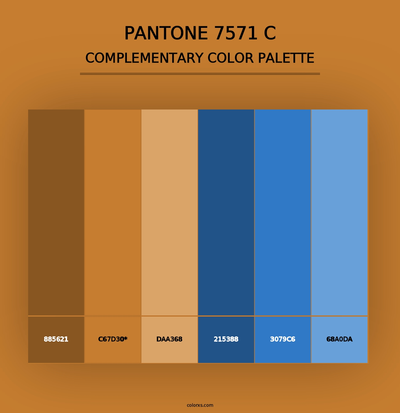 PANTONE 7571 C - Complementary Color Palette