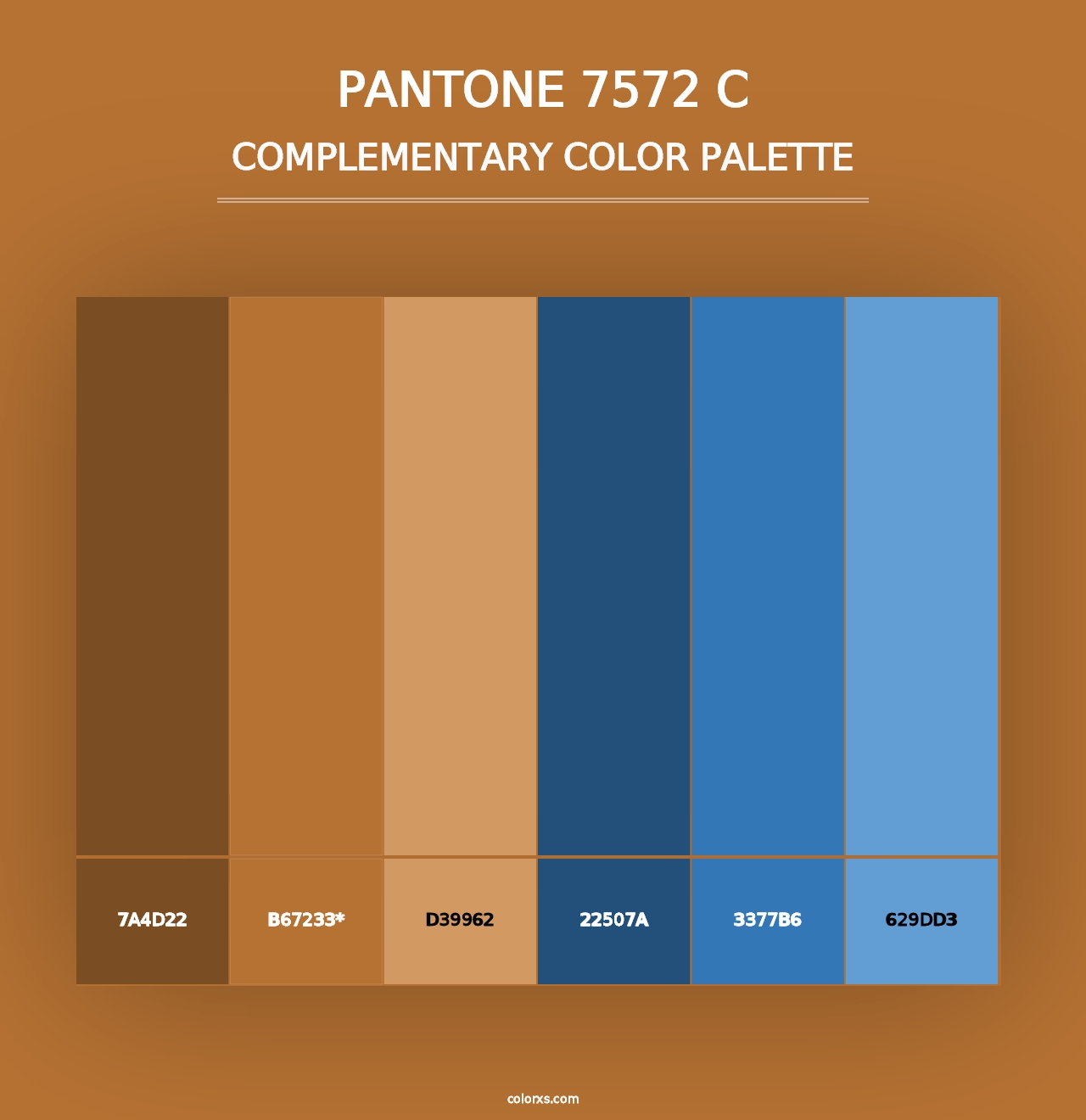 PANTONE 7572 C - Complementary Color Palette