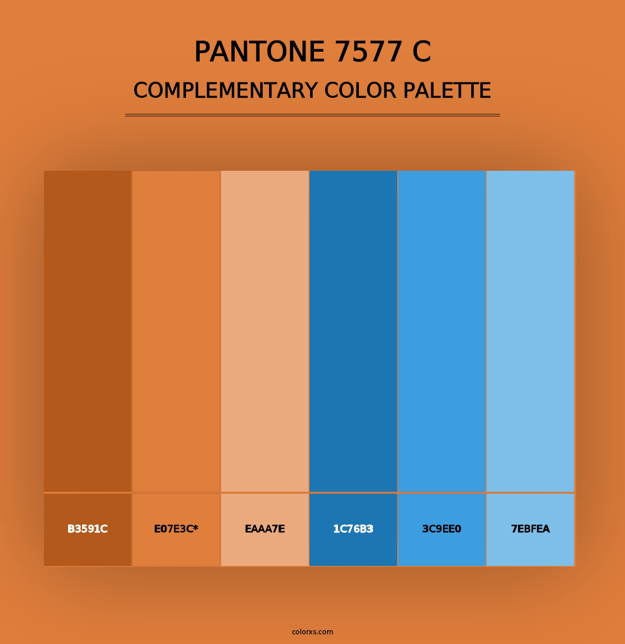 PANTONE 7577 C - Complementary Color Palette