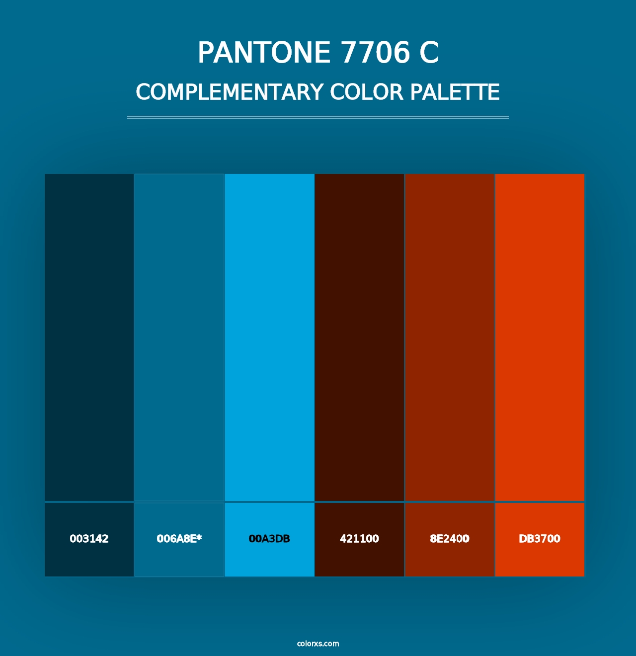 PANTONE 7706 C - Complementary Color Palette