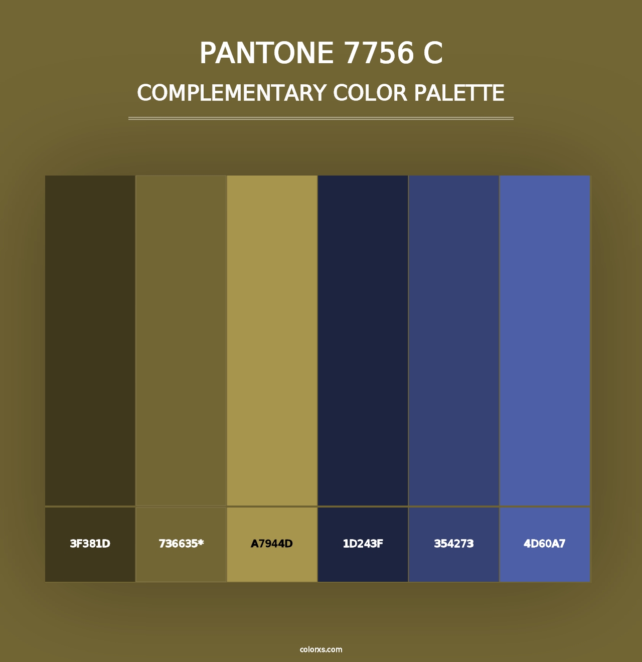 PANTONE 7756 C - Complementary Color Palette