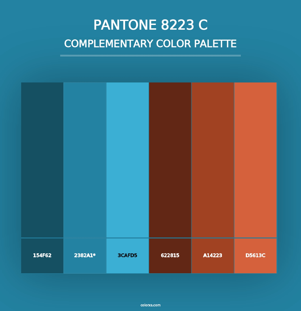 PANTONE 8223 C - Complementary Color Palette