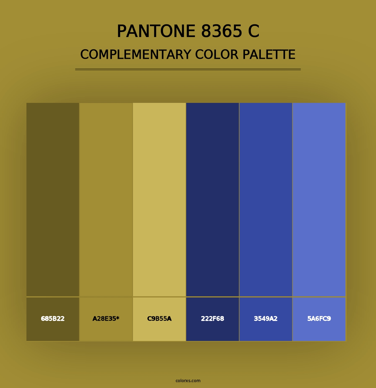 PANTONE 8365 C - Complementary Color Palette