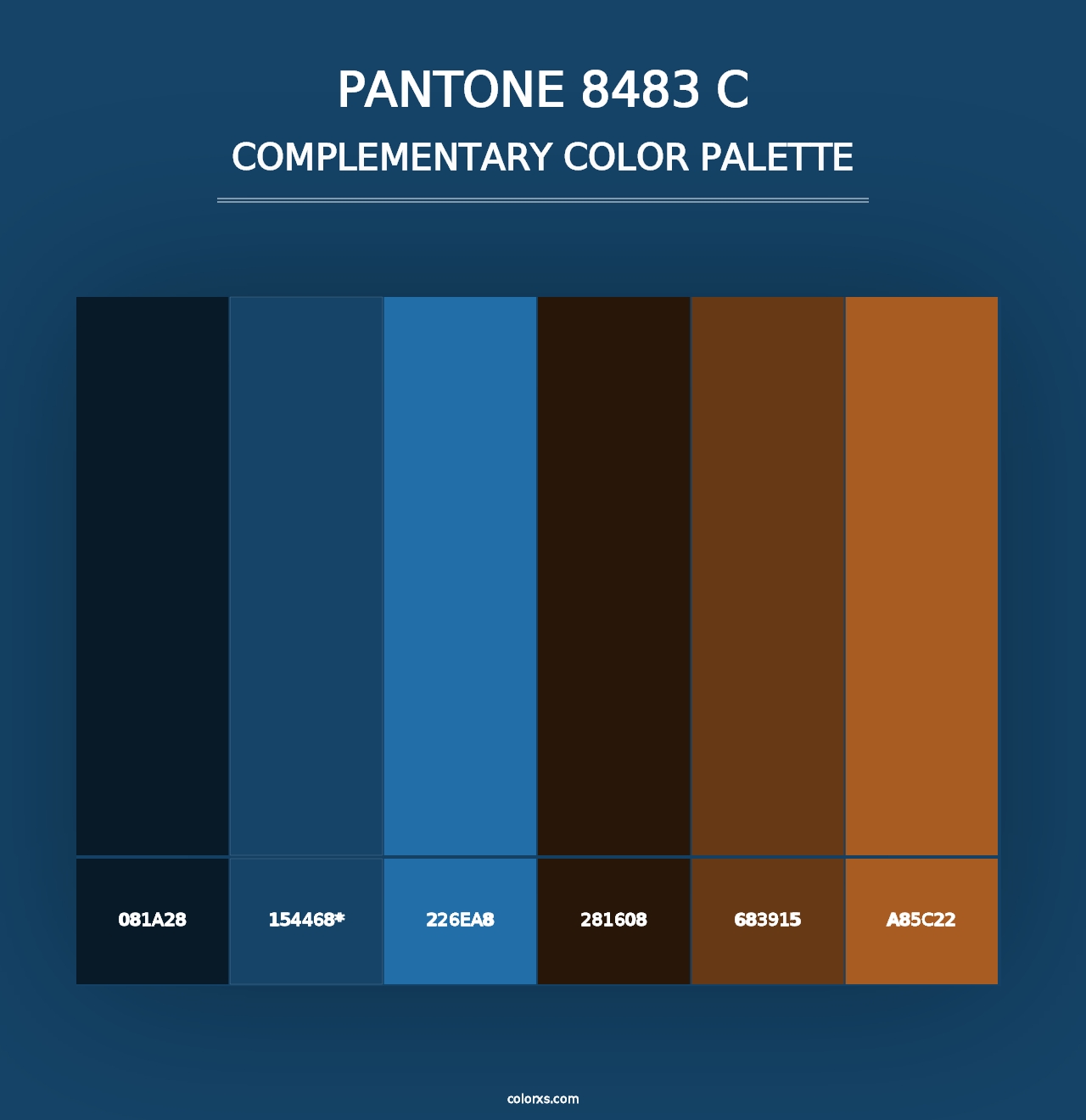 PANTONE 8483 C - Complementary Color Palette