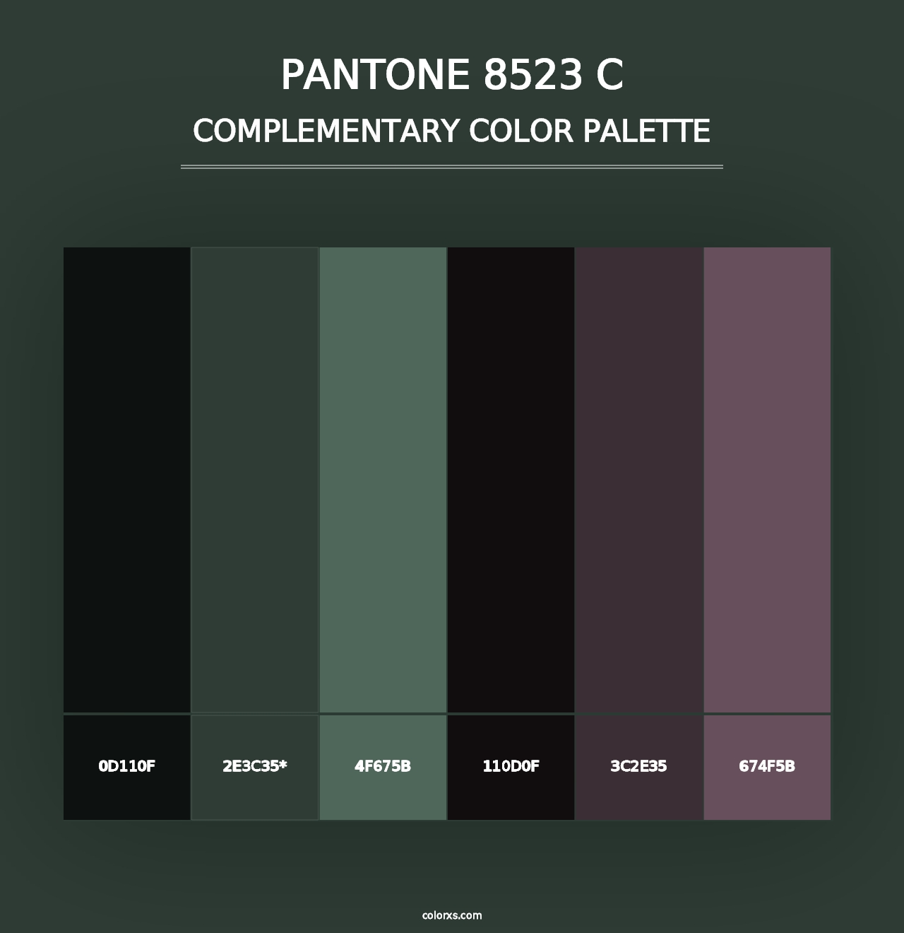 PANTONE 8523 C - Complementary Color Palette