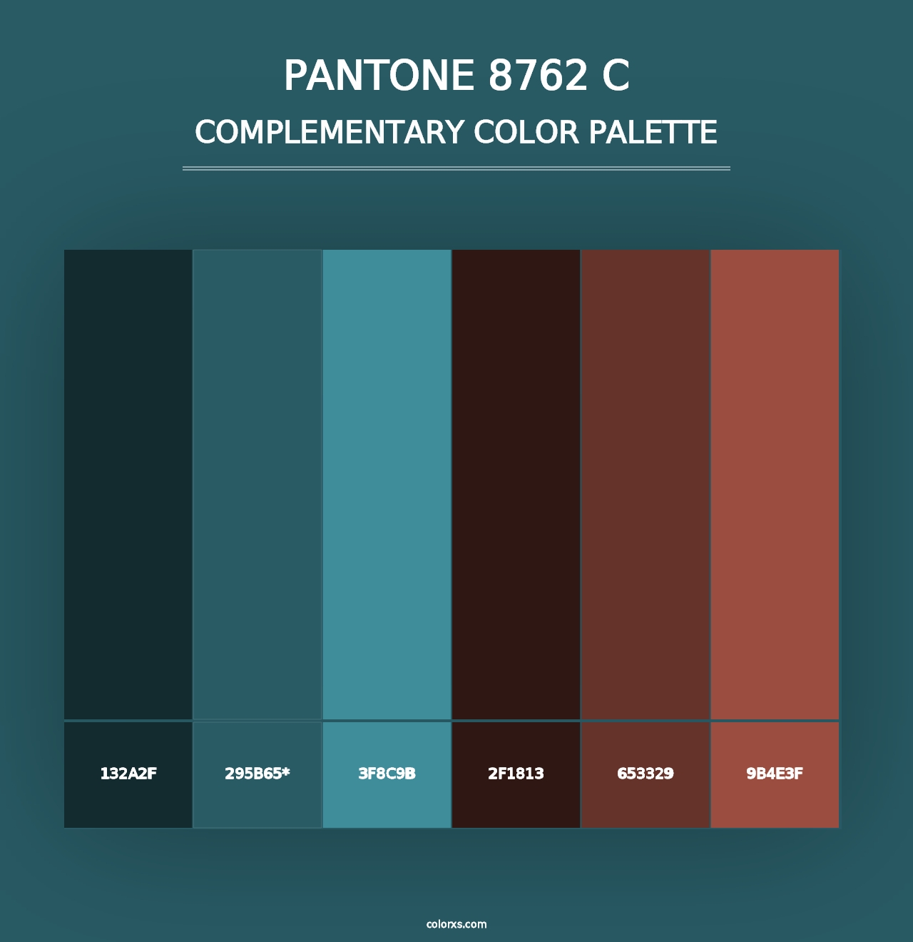 PANTONE 8762 C - Complementary Color Palette