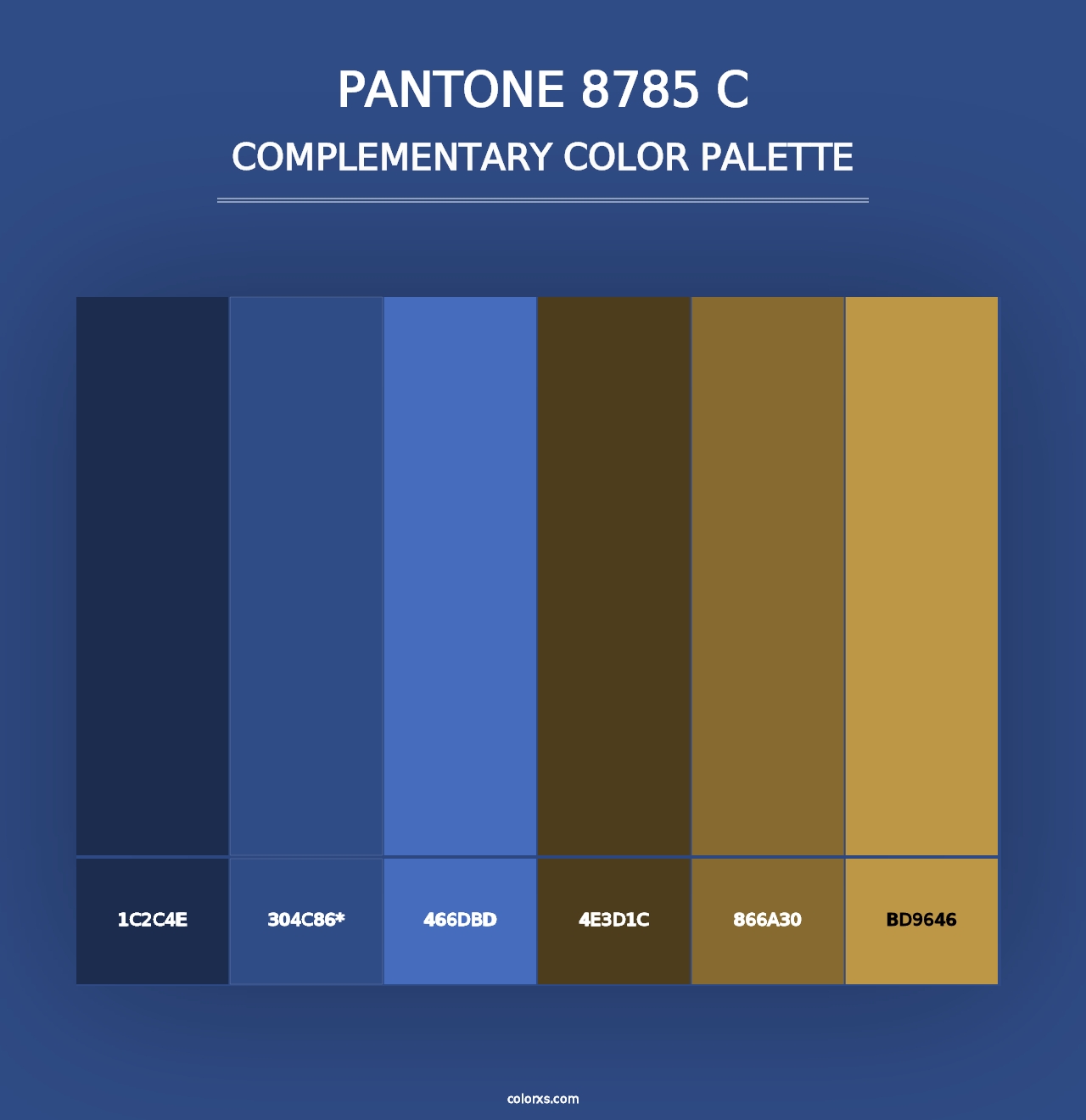 PANTONE 8785 C - Complementary Color Palette