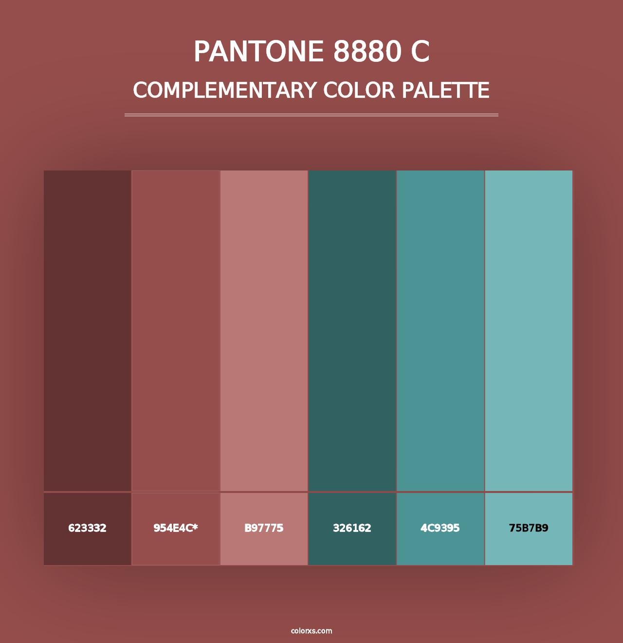 PANTONE 8880 C - Complementary Color Palette