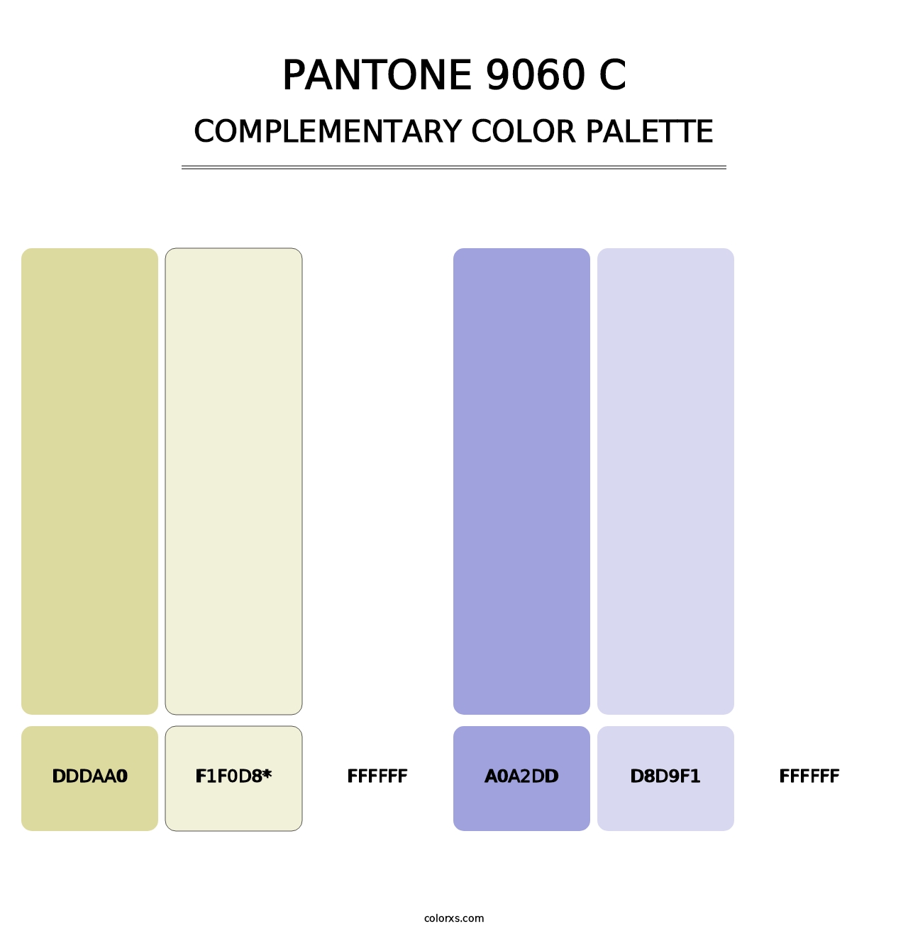 PANTONE 9060 C - Complementary Color Palette