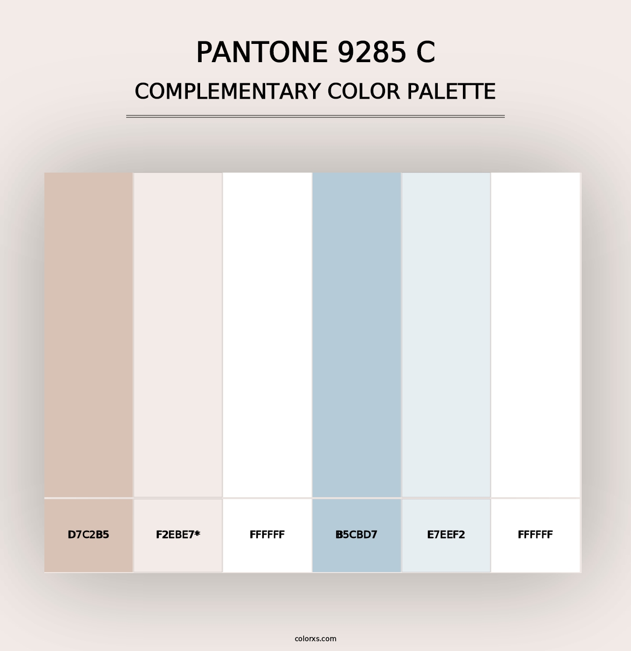 PANTONE 9285 C - Complementary Color Palette