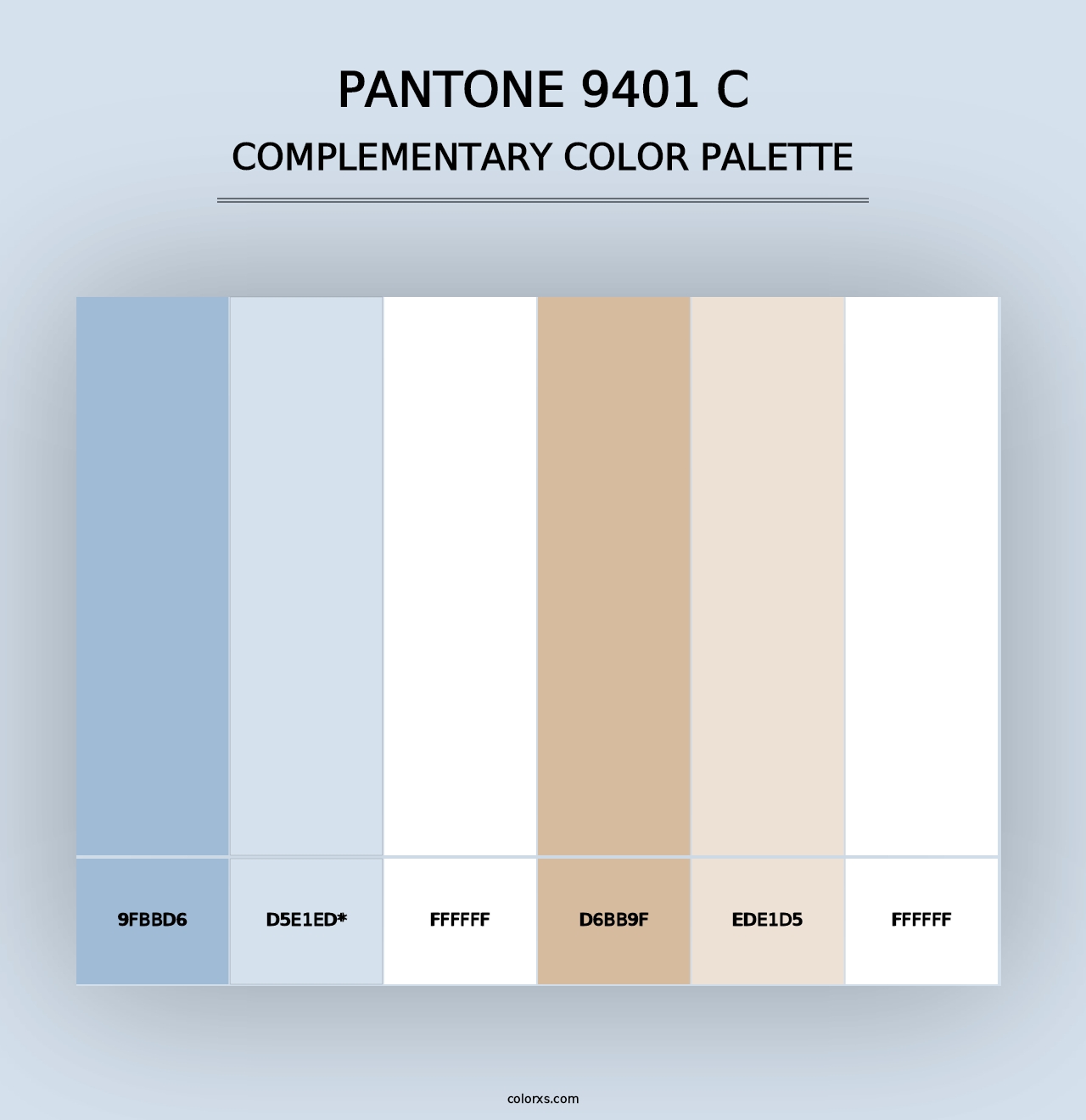 PANTONE 9401 C - Complementary Color Palette