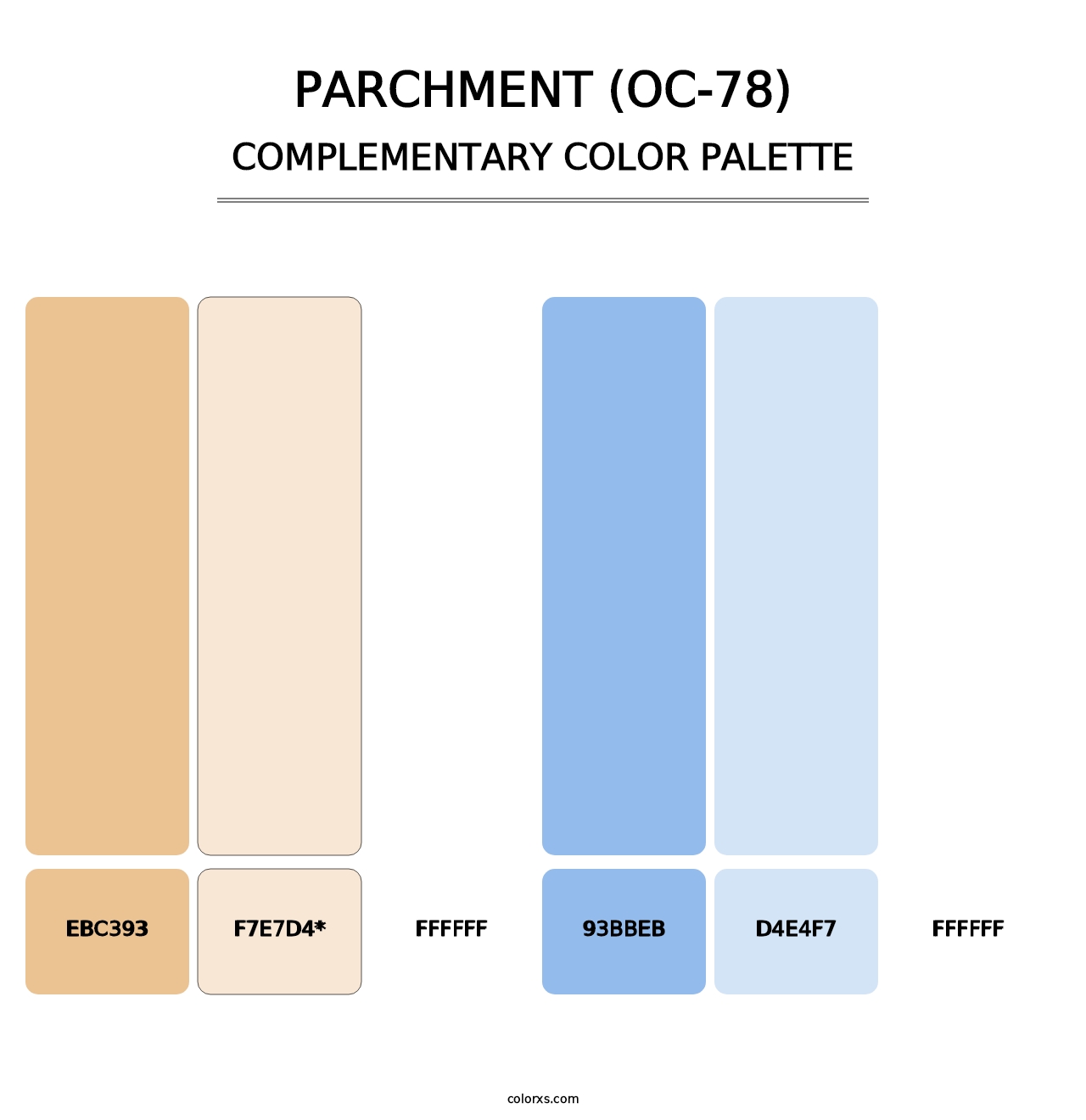 Parchment (OC-78) - Complementary Color Palette