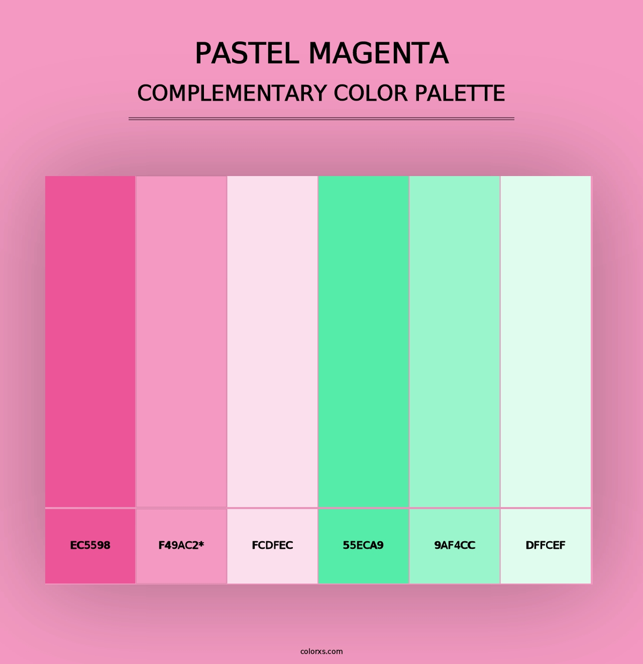 Pastel Magenta - Complementary Color Palette